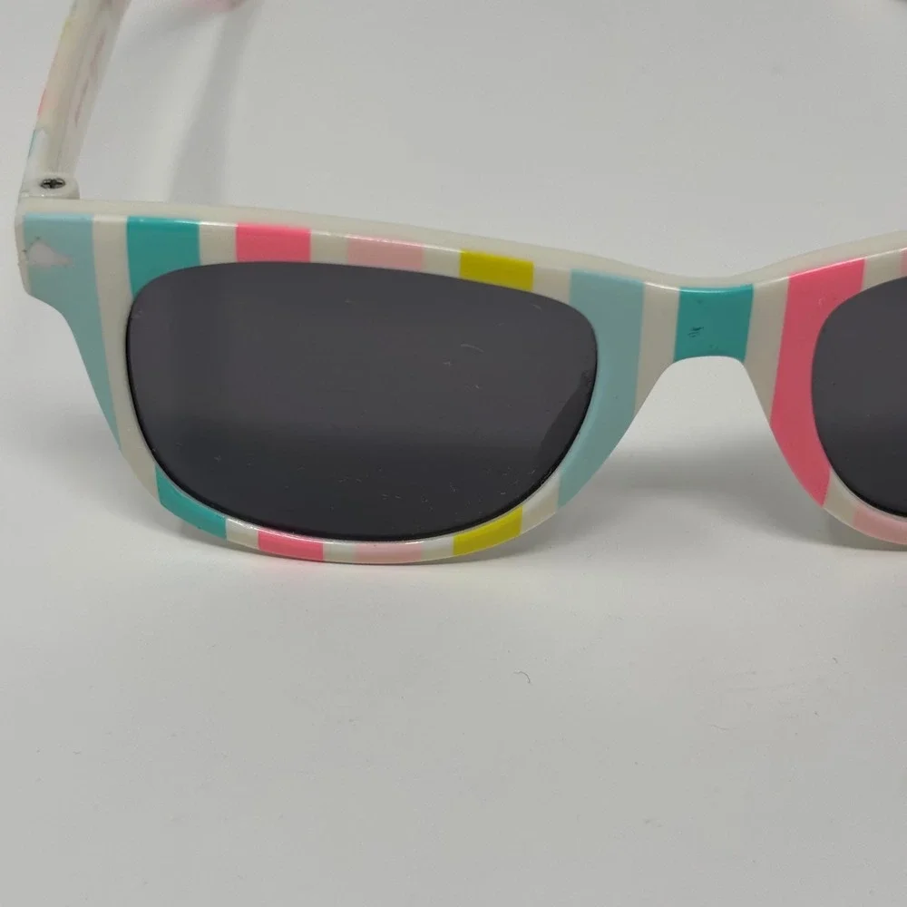Carters Sunglasses Girls Multicolor Striped Retro Wayfarer Beach‎ Summer